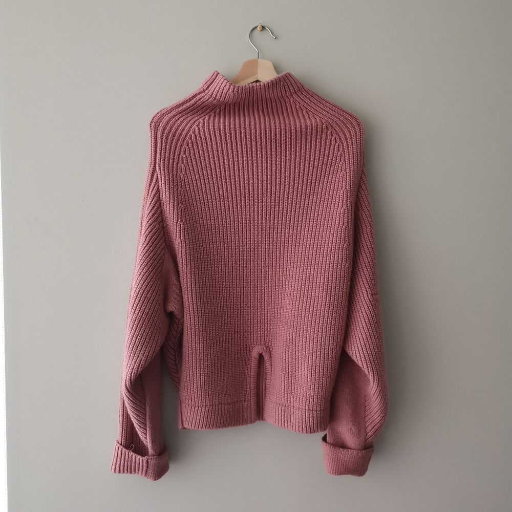 Dusty rose oversized sweater
